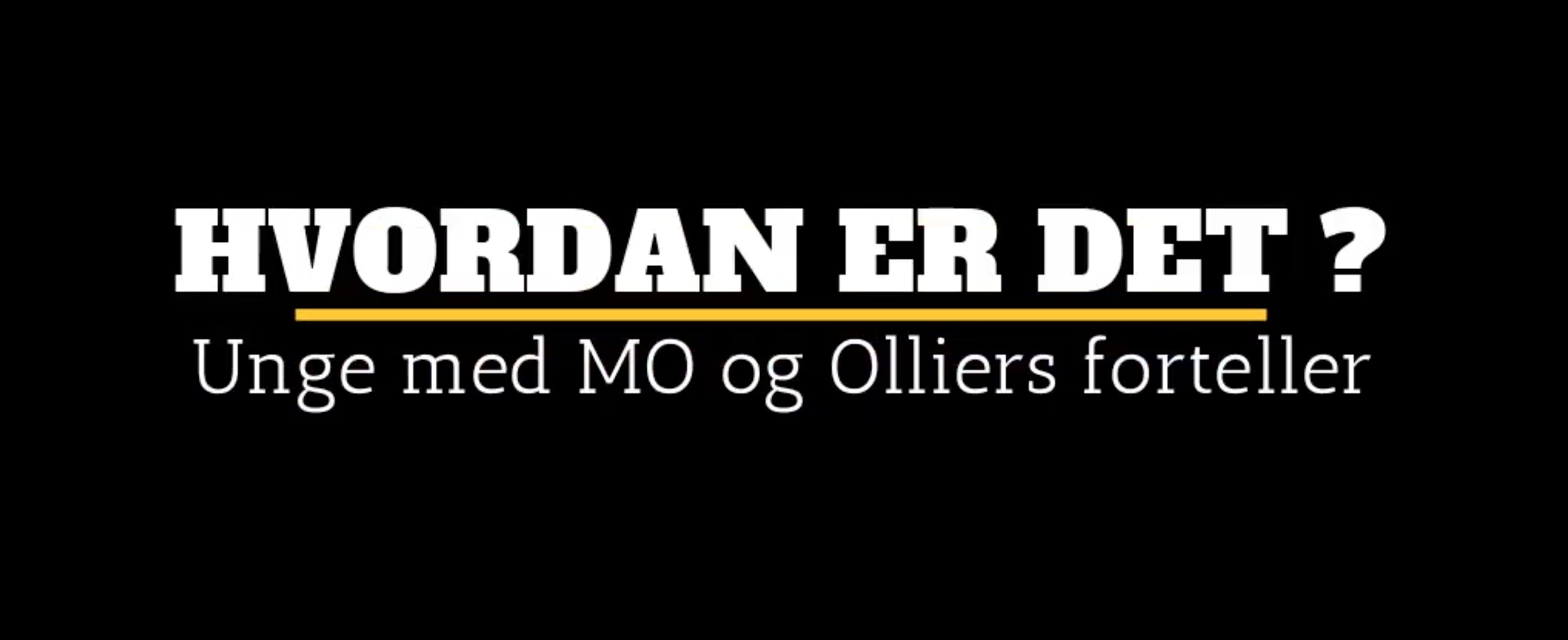 Unge med MO og Olliers